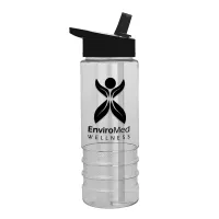 Garyline® Salute Bottle with Flip-Straw Lid - 24 oz.