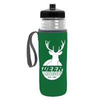 Garyline® Lifeguard Bottle with Push-Pull Lid and Insulated Caddy - 24 oz.
