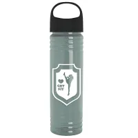 Garyline® Slim Fit RPET Bottle with Oval Crest Lid - 24 oz.