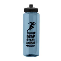 Garyline® Slim Fit RPET Bottle with Push-Pull Lid - 32 oz.