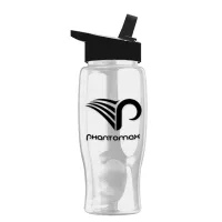 Garyline® Poly+ Bottle with Flip-Straw Lid - 27 oz.