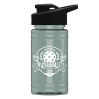 Garyline® Mini RPET Bottle with Drink-Thru Lid - 16 oz.