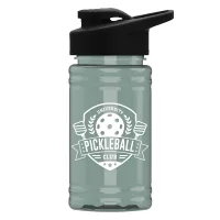 Garyline® Mini RPET Bottle with Drink-Thru Lid - 16 oz.