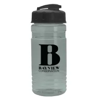 Garyline® RPET Bottle with Flip-Top Lid - 20 oz.