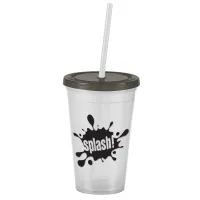 Garyline® Pioneer Insulated Tumbler with Straw - 16 oz.