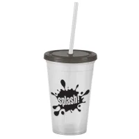 Garyline® Pioneer Insulated Tumbler with Straw - 16 oz.