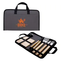 Carving Station 5-Piece BBQ Kit with Cutting Board