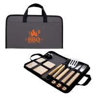 Carving Station 5-Piece BBQ Kit with Cutting Board