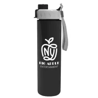 Garyline® Slim Double-Wall Insulated Bottle with Quick-Snap Lid - 16 oz.