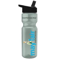 Garyline® Champ Recycled Bottle with Flip-Straw Lid - 28 oz.