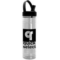 Garyline® Slim Fit Bottle with Flip-Straw, Swivel-Handle Lid - 24 oz.