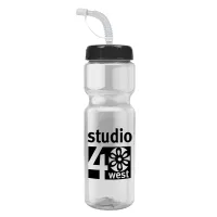 Garyline® Champ Bottle with Straw Lid - 28 oz.