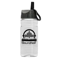 Garyline® Groove Tritan® Bottle with Ring-Straw Lid - 20 oz.
