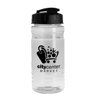 Garyline® Groove Tritan® Bottle with Flip-Top Lid - 20 oz.