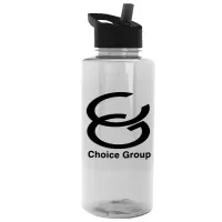 Garyline® Mountaineer Tritan® Bottle with Flip-Straw Lid - 36 oz.