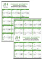 Triumph® Calendars Small Quantity Custom Span-A-Year Calendar