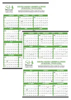 Triumph® Calendars Small Quantity Custom Span-A-Year Calendar