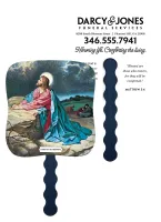 Skinner & Kennedy® Christ In Gethsemane - Pictorial Fan