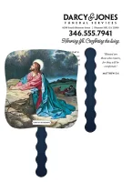 Skinner & Kennedy® Christ In Gethsemane - Pictorial Fan