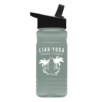 Garyline® RPET Bottle with Flip-Straw Lid - 20 oz.