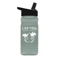 Garyline® RPET Bottle with Flip-Straw Lid - 20 oz.