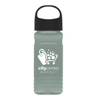Garyline® RPET Bottle with Oval Crest Lid - 20 oz.