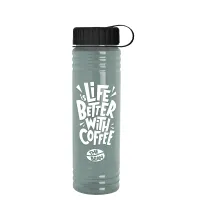 Garyline® Slim Fit RPET Bottle with Tethered Lid - 24 oz.