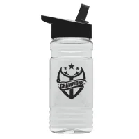 Garyline® Groove Tritan® Bottle with Flip-Straw Lid - 20 oz.