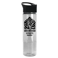 Garyline® Wave Tritan® Bottle with Pop-Up Lid - 24 oz.