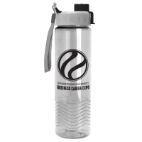 Garyline® Wave Tritan® Bottle with Quick-Snap Lid - 24 oz.