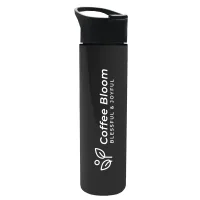 Garyline® Slim Double-Wall Insulated Bottle with Pop-Up Lid - 16 oz.