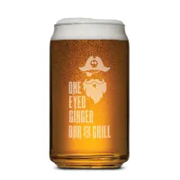 Beer Can Glass - 16 oz.