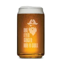 Beer Can Glass - 16 oz.