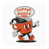 3" x 3" Custom-Shaped Kiss-Cut Sticker