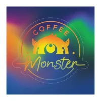 3" x 3" Custom-Shaped Kiss-Cut Holographic Sticker