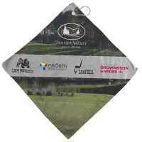 16'' X 16'' Full Color Microfiber Golf Towel
