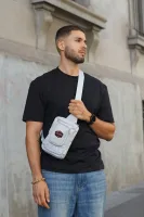 Grey Moonyx Crossbody Bag