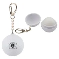 Recycled Golf SPF 15 Lip Balm Keychain