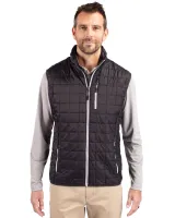Cutter & Buck Rainier PrimaLoft? Mens Big and Tall Eco Insulated Full Zip Puffer Vest