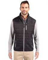Cutter & Buck Rainier PrimaLoft? Mens Big and Tall Eco Insulated Full Zip Puffer Vest