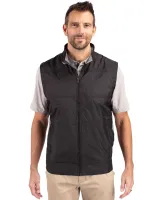 Cutter & Buck Stealth Hybrid Quilted Mens Windbreaker Vest
