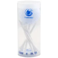 1 Ball 5 Tee Tube w/Poker Chip Ball Marker