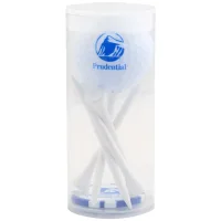 1 Ball 5 Tee Tube w/Poker Chip Ball Marker