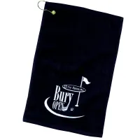 Turkish Hemmed Colored Golf Towel (12"x17")