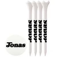 4 Performance Golf Tees and Ball Marker