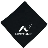 Black Microfiber Super Soft Golf Towel - No Hook & Grommet (16" x 16")