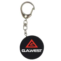 Hockey Puck Keychain