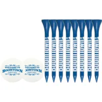 8 Wood Golf Tees and Ball Markers