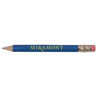 Round Golf Pencil w/Eraser