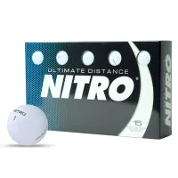 Nitro Ultimate Distance Golf Balls - 15 Ball Pack